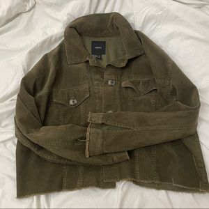 Forever 21 Cropped Corduroy Jacket